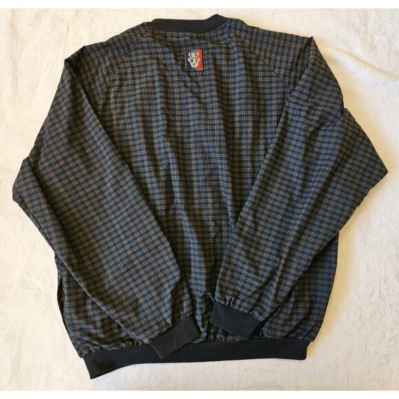 Rare Plaid SunIce Golf Pullover Windbreaker Mens Multicolor Sweatshirt XL - Picture 8 of 12